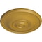 Ekena Millwork Jefferson Ceiling Medallion (Fits Canopies up to 2 7/8"), 11 3/4"OD x 3/8"P, Iridescent Gold CM12JEIGS - alternate 2
